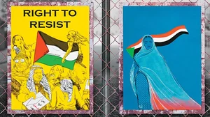 Heba’s Artwork: Protest posters for Palestine and Sudan