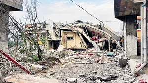 Demolition and Humiliation; Toha’s house after bombardment