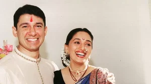 Instagram : Madhuri Dixit with husband Shriram Nene