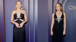 Margot Robbie And Emily Blunt  At The 14th Governors Awards. 