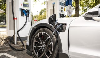 Porsche Taycan charging