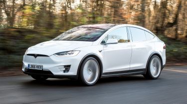 Tesla Model X - front tracking