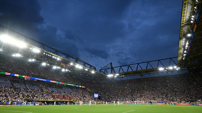 A general view of the BVB Stadion during Germany's last 16 game against Denmark at Euro 2024.