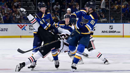 Blues 5, Blackhawks 2 - April 10, 2024