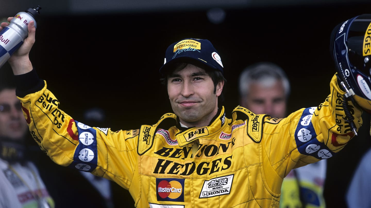 Heinz-Harald Frentzen, Jordan-Mugen-Honda 199, Grand Prix of Europe, Nurburgring, 26 September