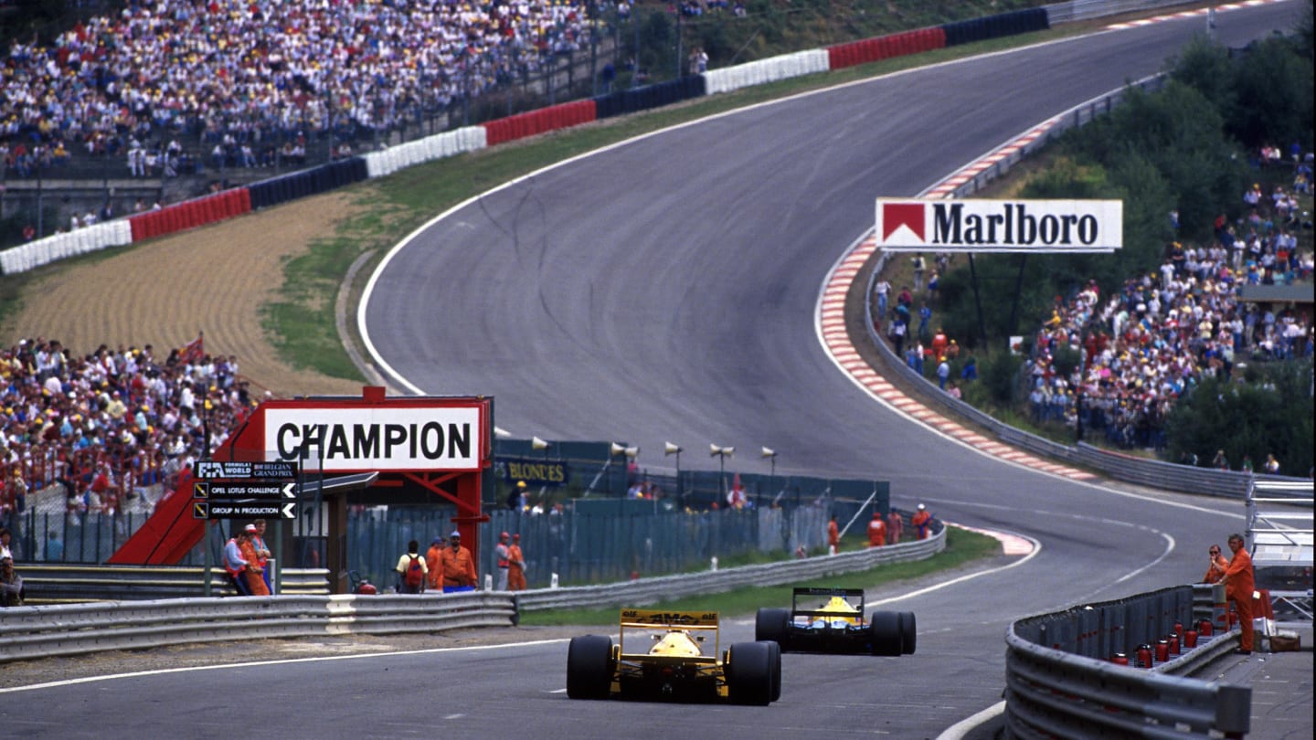 Belgium's Eau Rouge in 1988