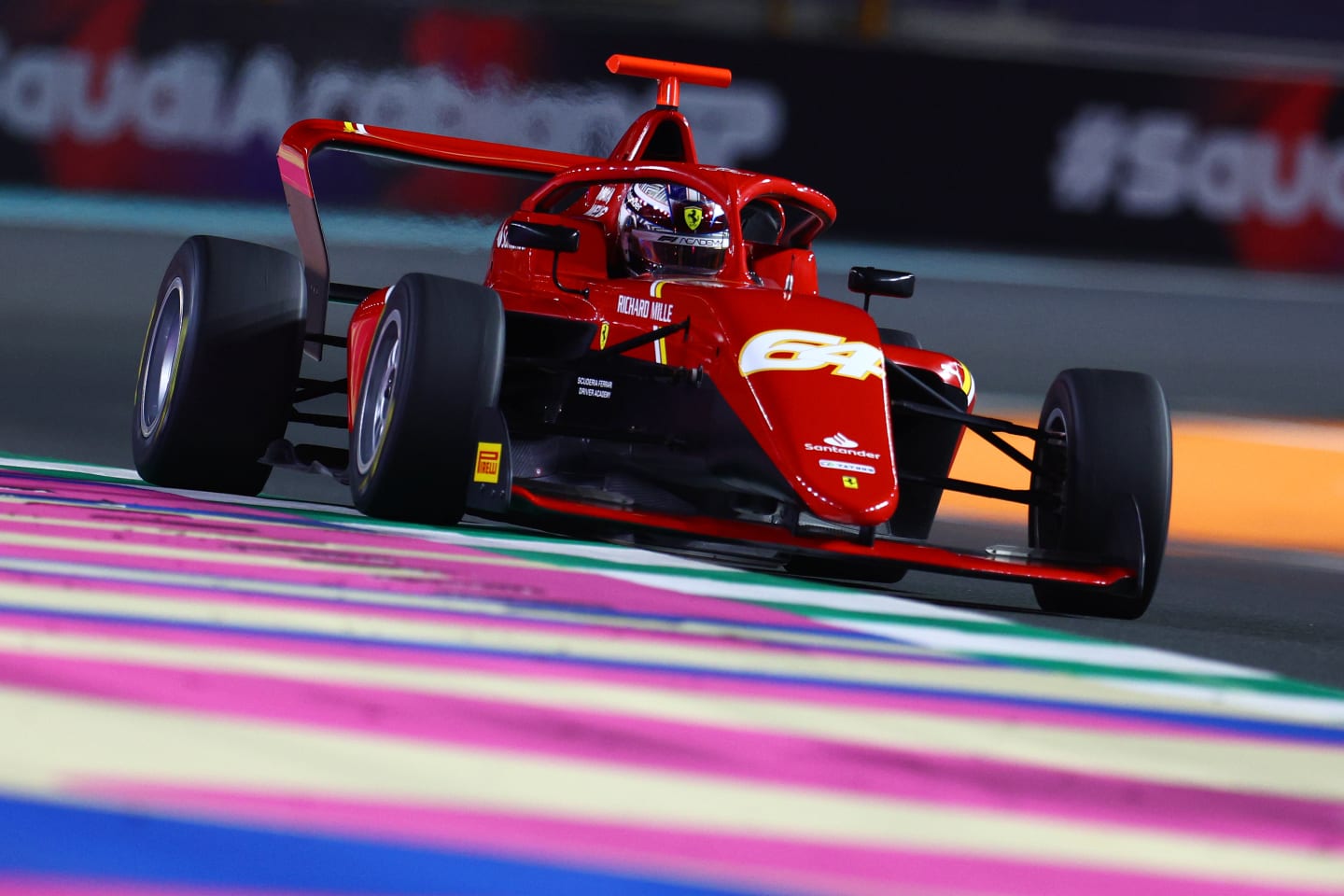 JEDDAH, SAUDI ARABIA - MARCH 07: Maya Weug of Netherlands and PREMA Racing (64) drives on track