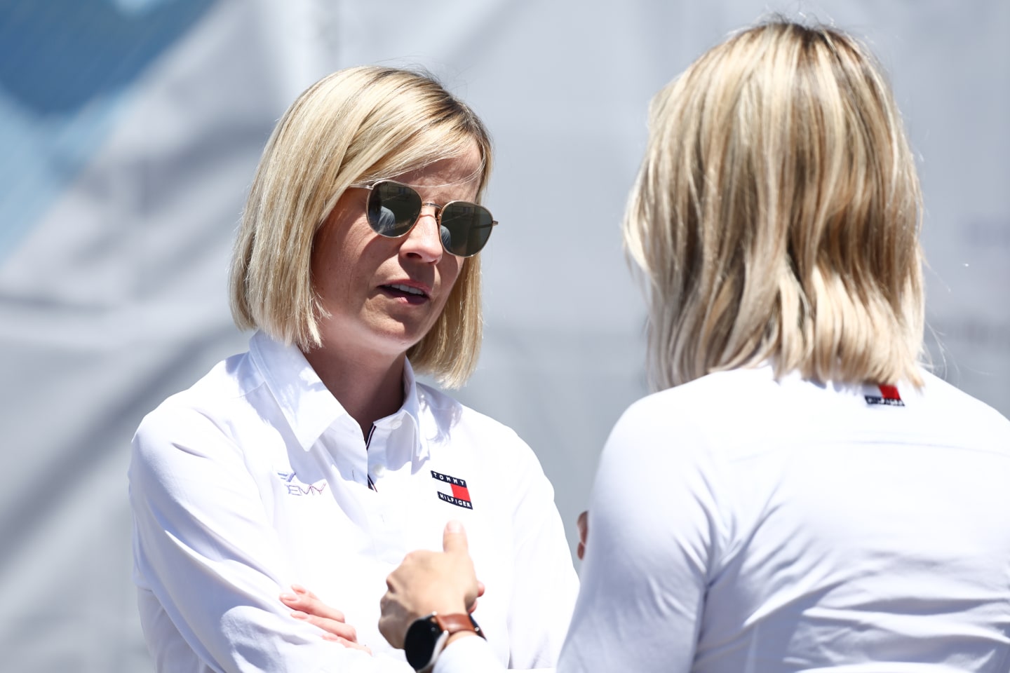 Susie Wolff before first practice ahead of the Formula 1 Spanish Grand Prix at Circuit de