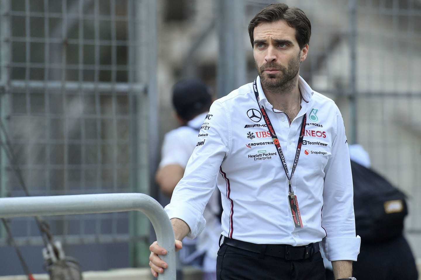 SAO PAULO, BRAZIL - NOVEMBER 2: Jerome d'Ambrosio of Belgium and Mercedes-AMG PETRONAS F1 Team