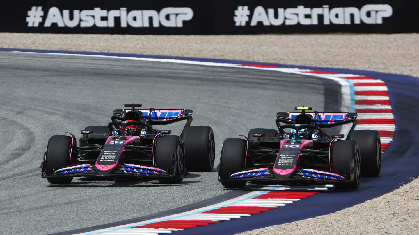 SPIELBERG, AUSTRIA - JUNE 30: Pierre Gasly of France driving the (10) Alpine F1 A524 Renault