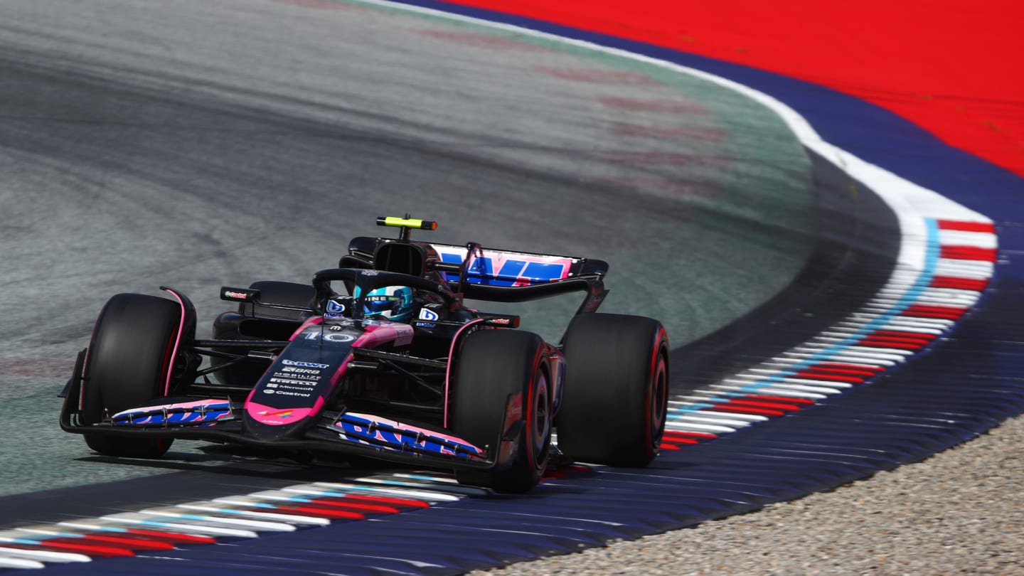 SPIELBERG, AUSTRIA - JUNE 29: Pierre Gasly of France driving the (10) Alpine F1 A524 Renault on