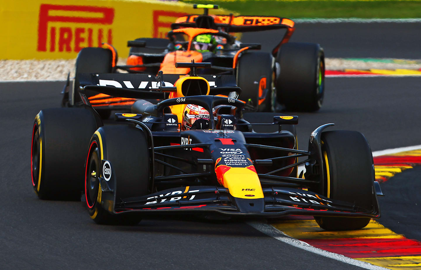 SPA, BELGIUM - JULY 28: Max Verstappen of the Netherlands driving the (1) Oracle Red Bull Racing