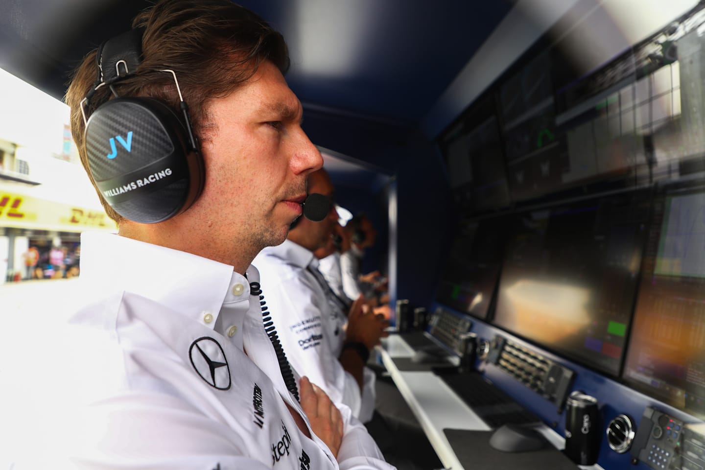 BUDAPEST, HUNGARY - JULY 20: James Vowles Williams F1 Team Principal during qualifying ahead of the