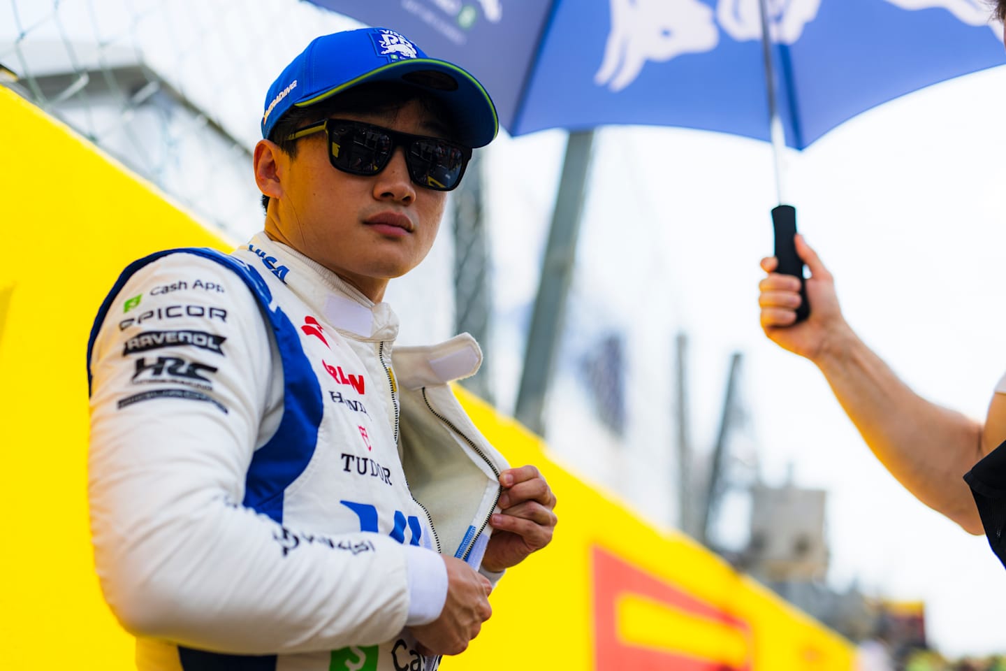 MONZA, ITALY - SEPTEMBER 01: Yuki Tsunoda of Japan and Visa Cash App RB prepares to drive on the