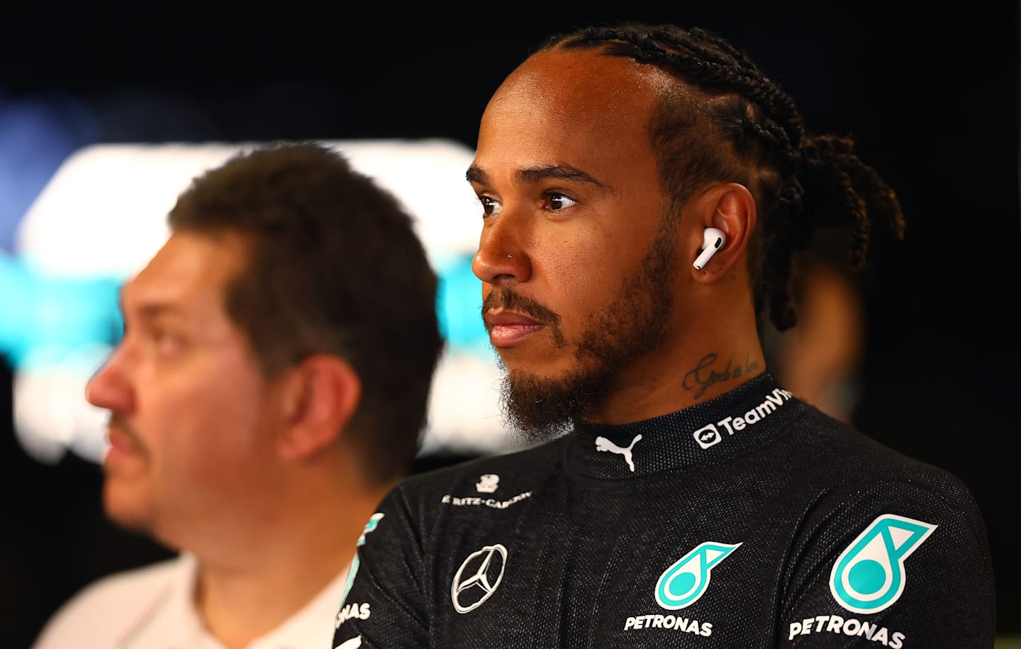 MONZA, ITALY - AUGUST 30: Lewis Hamilton of Great Britain driving the (44) Mercedes AMG Petronas F1