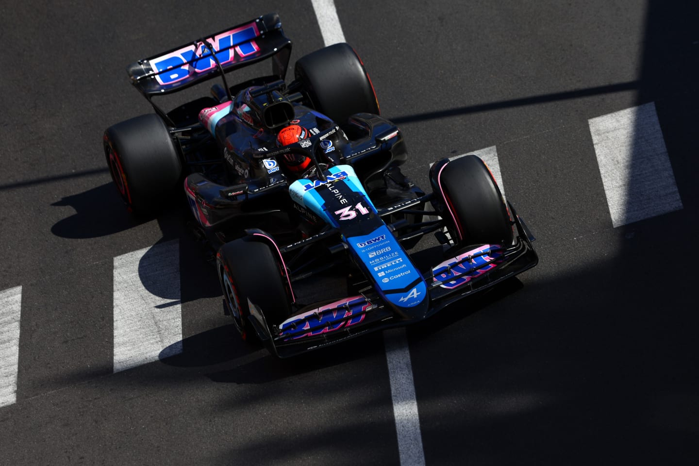 MONTE-CARLO, MONACO - MAY 25: Esteban Ocon of France driving the (31) Alpine F1 A524 Renault on