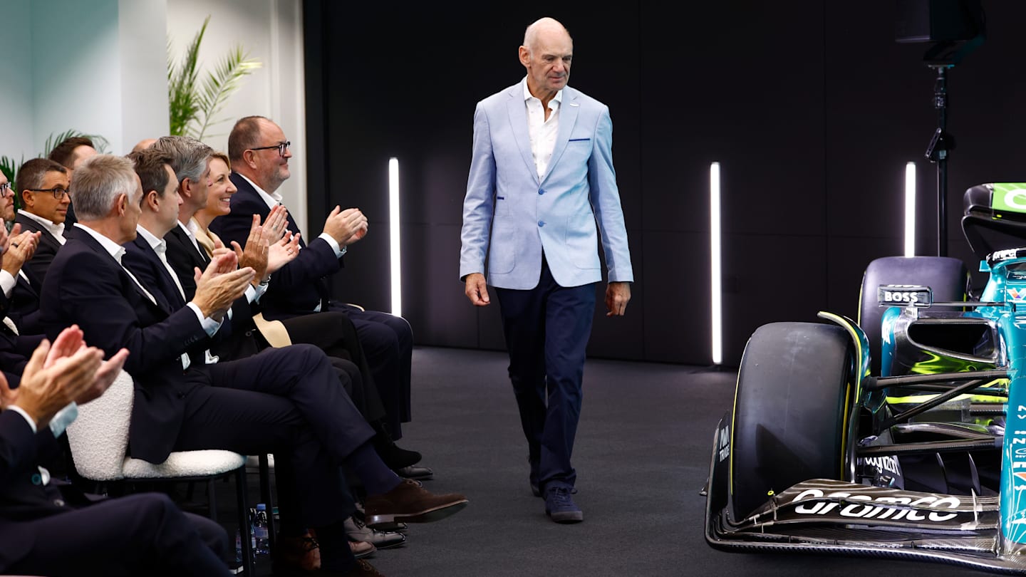 SILVERSTONE, ENGLAND - SEPTEMBER 10: Adrian Newey at a press conference at Aston Martin