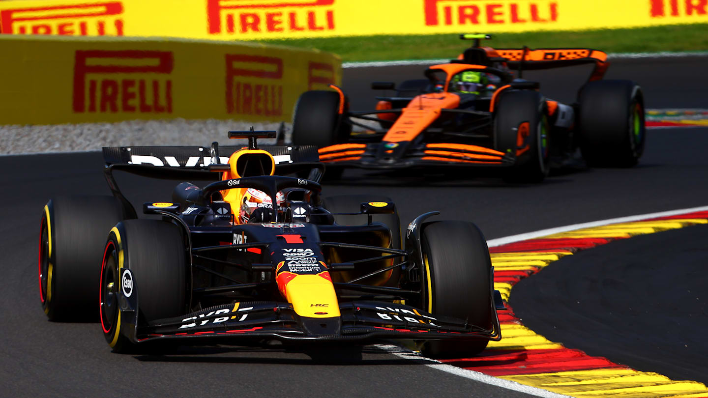 SPA, BELGIUM - JULY 28: Max Verstappen of the Netherlands driving the (1) Oracle Red Bull Racing