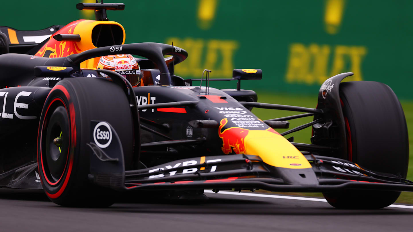 SPA, BELGIUM - JULY 26: Max Verstappen of the Netherlands driving the (1) Oracle Red Bull Racing