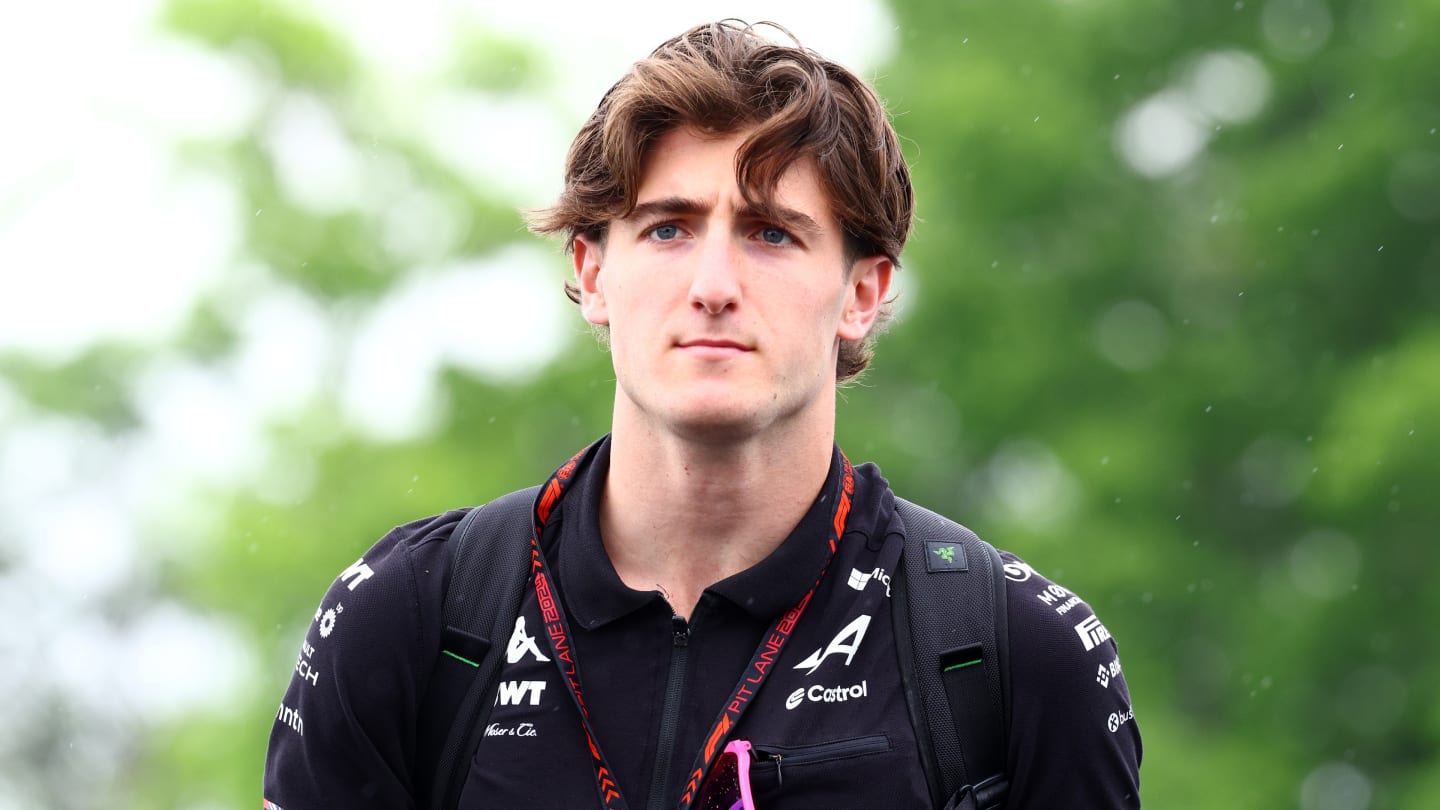 MONTREAL, QUEBEC - JUNE 06: Jack Doohan of Australia and Alpine F1 arrives in the Paddock during