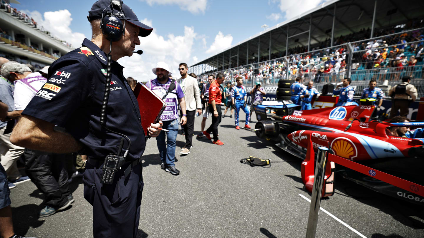 MIAMI, FLORIDA - MAY 04: Adrian Newey, the Chief Technical Officer of Oracle Red Bull Racing