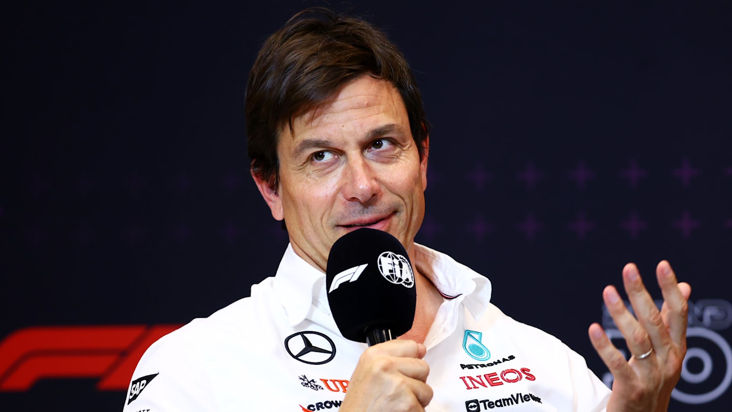 BARCELONA, SPAIN - JUNE 21: Mercedes GP Executive Director Toto Wolff talks in the Team Principals