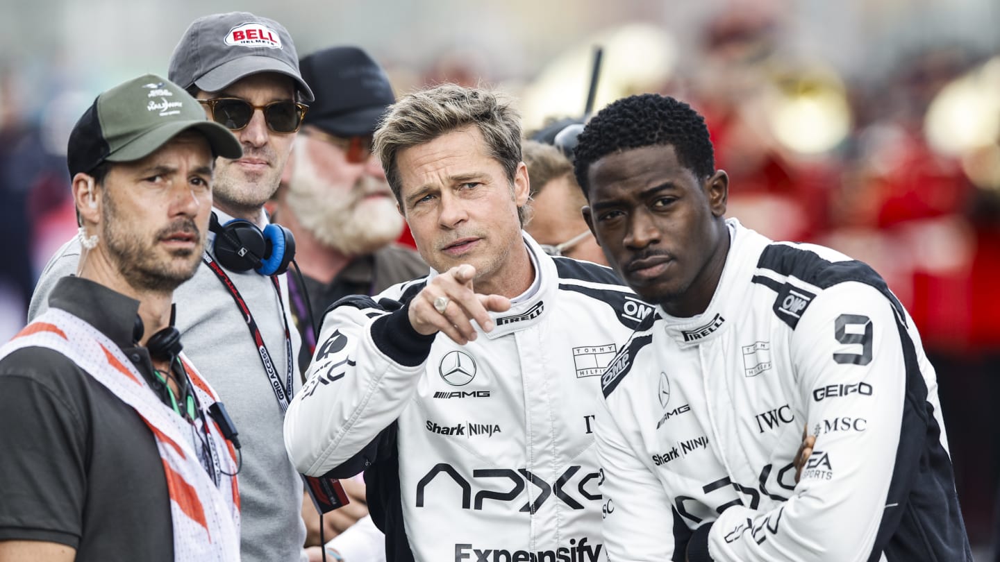 Josef Kosinski, film director of the F1 movie by Apple Studios and Bruckheimer Films, Brad Pitt,