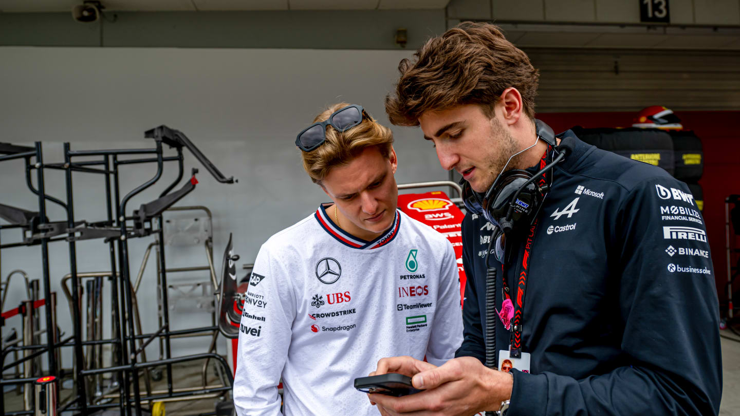 SUZUKA, JAPAN - APRIL 05: Mick Schumacher, The reserve driver for the Mercedes F1 team, during