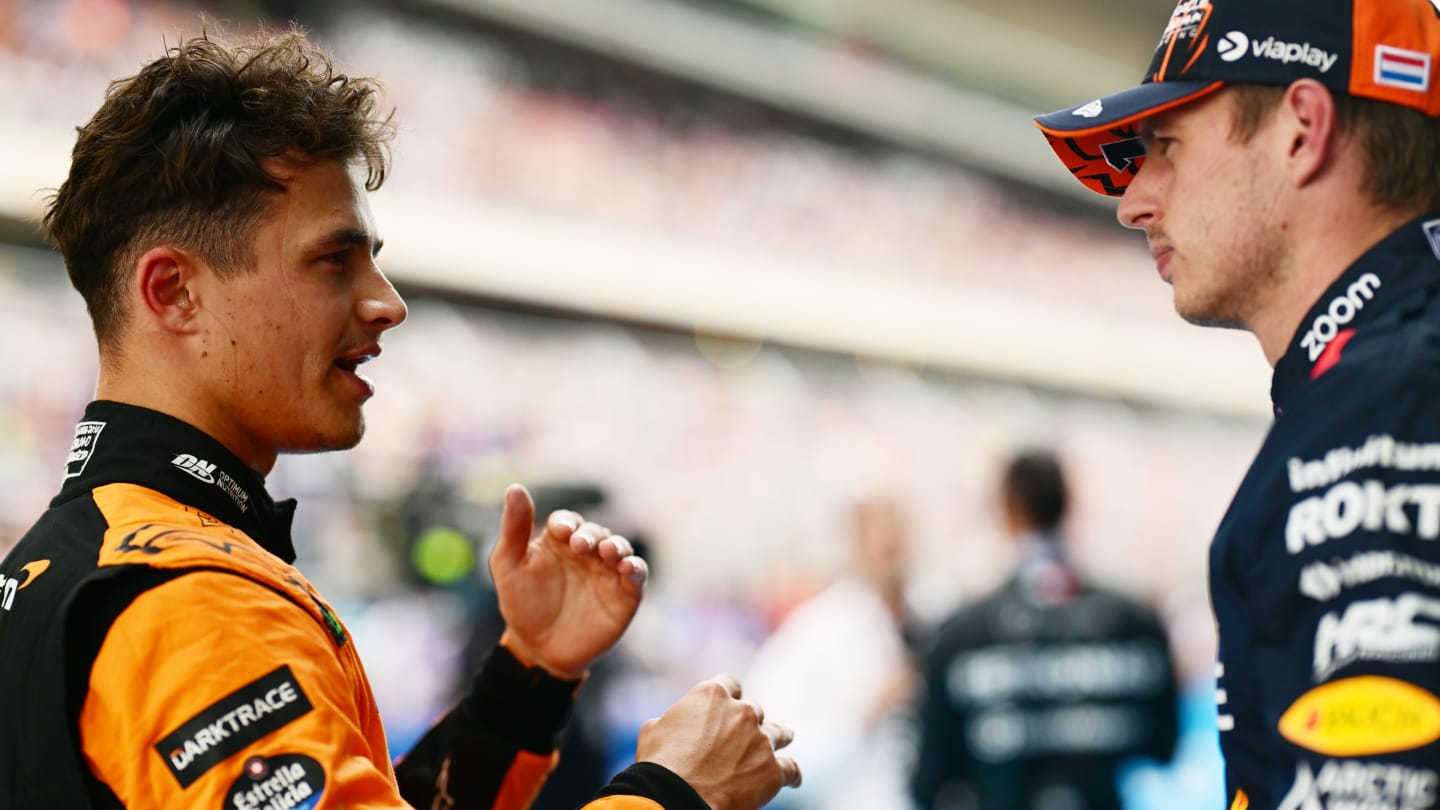 BARCELONA, SPAIN - JUNE 22: Pole position qualifier Lando Norris of Great Britain and McLaren and