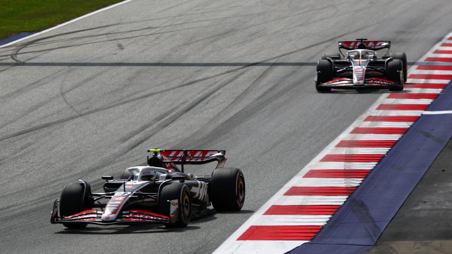 SPIELBERG, AUSTRIA - JUNE 30: Nico Hulkenberg of Germany driving the (27) Haas F1 VF-24 Ferrari