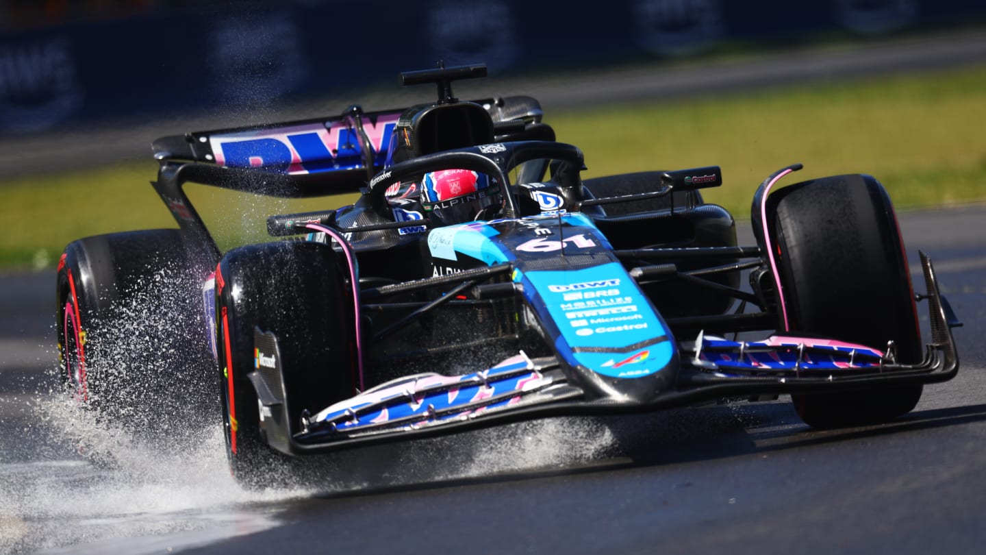 MONTREAL, QUEBEC - JUNE 07: Jack Doohan of Australia driving the (61) Alpine F1 A524 Renault on