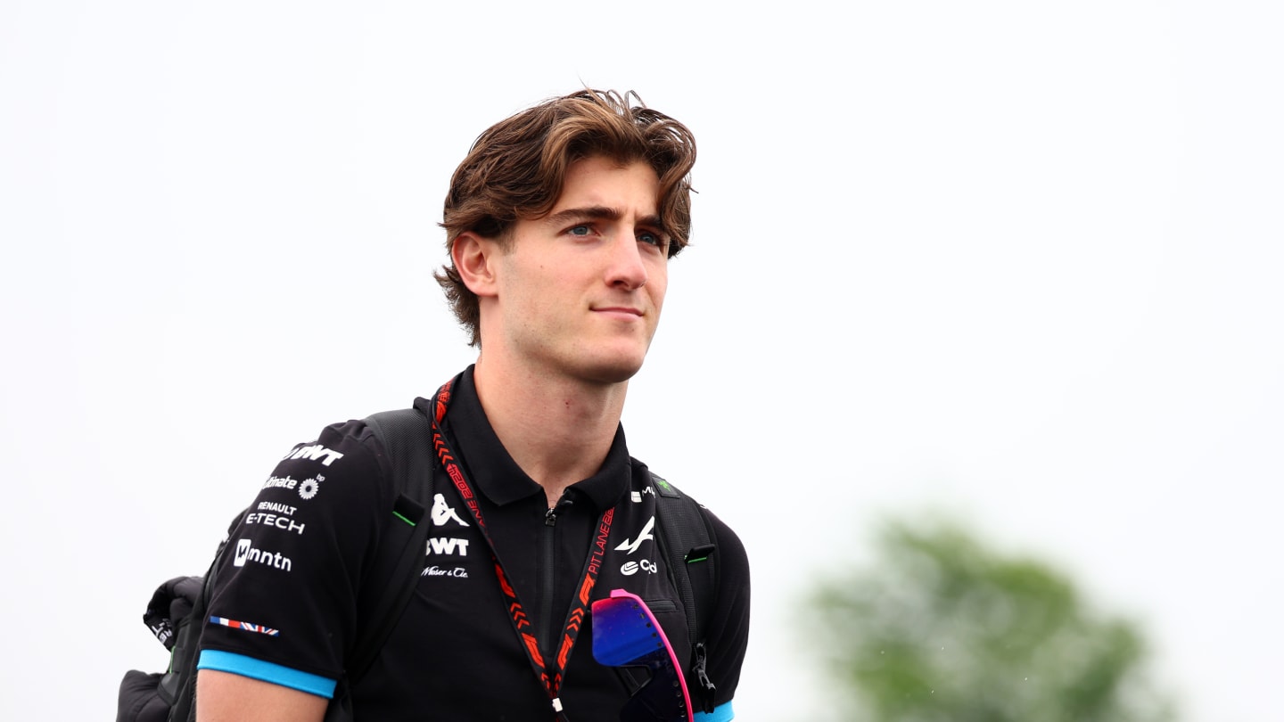 MONTREAL, QUEBEC - JUNE 06: Jack Doohan of Australia and Alpine F1 arrives in the Paddock during