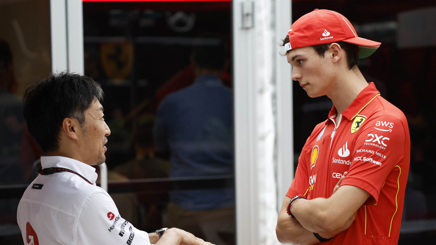 MONTREAL, QUEBEC - JUNE 06: Oliver Bearman of Great Britain and Ferrari and Haas F1 Team Principal