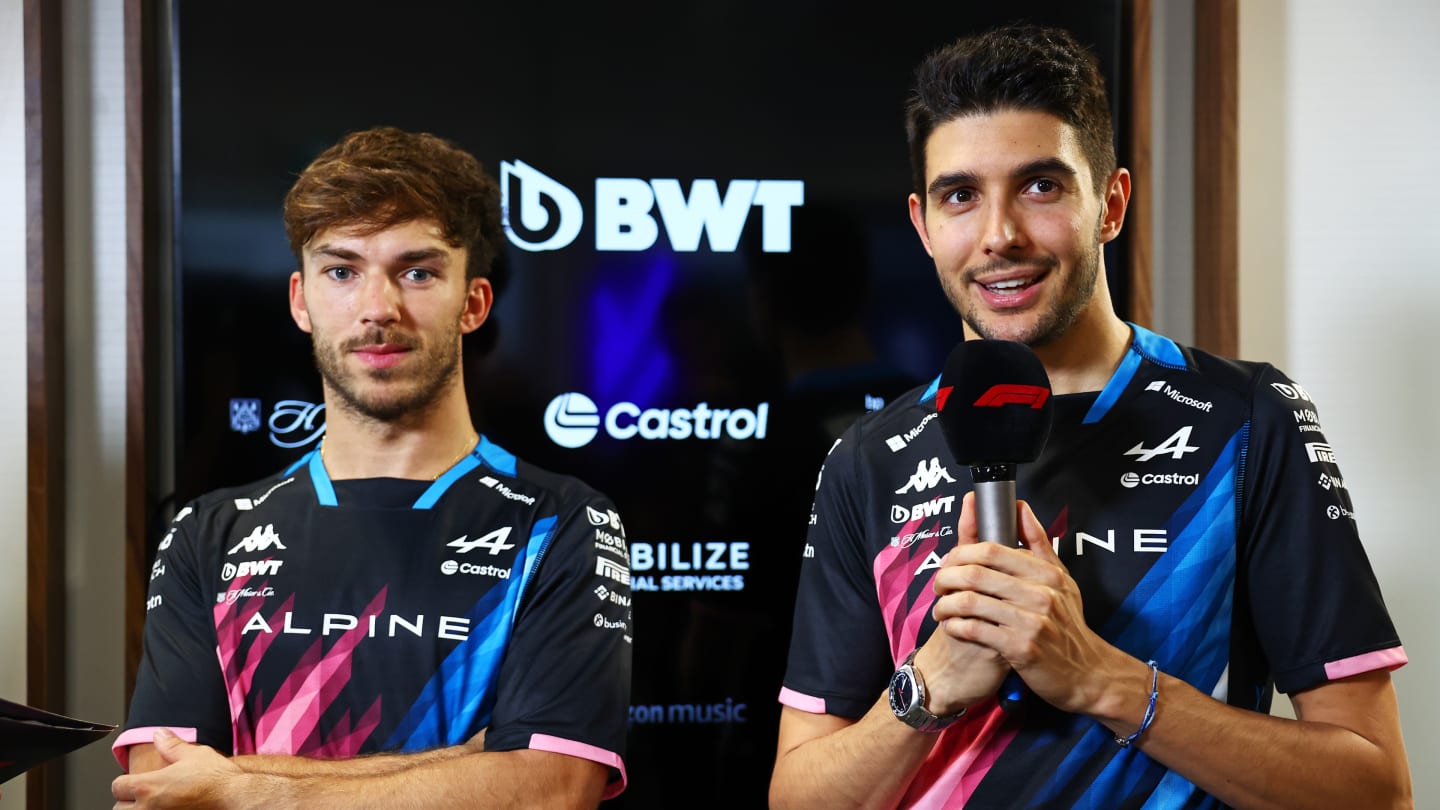 MONTREAL, QUEBEC - JUNE 06: Pierre Gasly of France and Alpine F1 and Esteban Ocon of France and