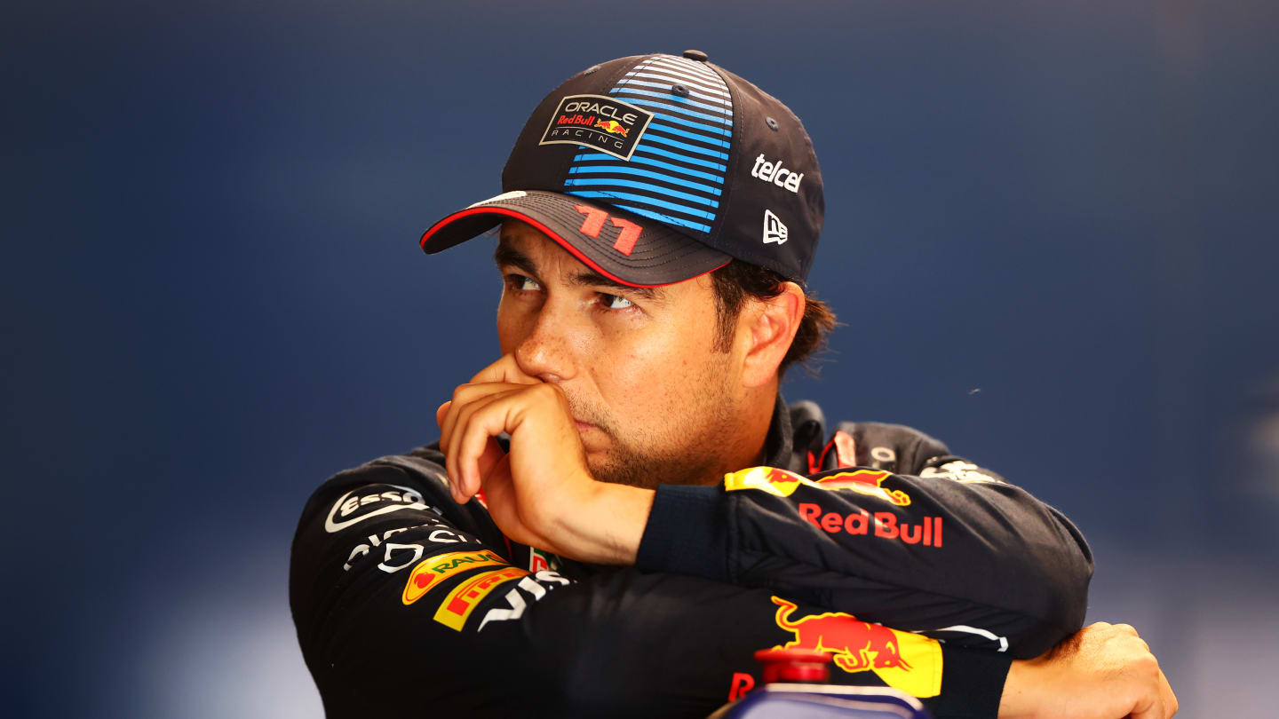 MONTREAL, QUEBEC - JUNE 08: 16th placed qualifier Sergio Perez of Mexico and Oracle Red Bull Racing