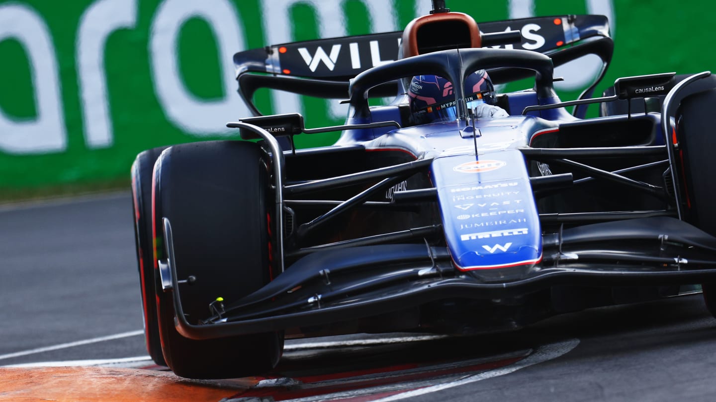 MONTREAL, QUEBEC - JUNE 08: Alexander Albon of Thailand driving the (23) Williams FW46 Mercedes on