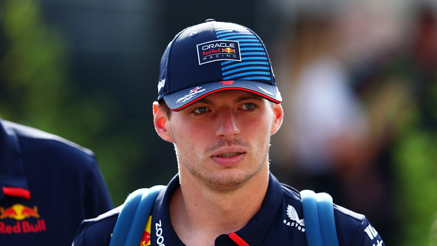 MONZA, ITALY - AUGUST 31: Max Verstappen of the Netherlands and Oracle Red Bull Racing looks on in