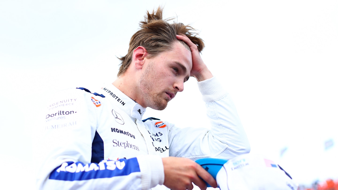 ZANDVOORT, NETHERLANDS - AUGUST 25: Logan Sargeant of United States and Williams prepares to drive