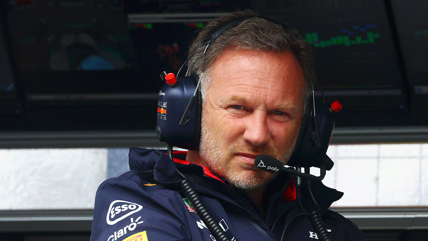 ZANDVOORT, NETHERLANDS - AUGUST 24: Oracle Red Bull Racing Team Principal Christian Horner looks on