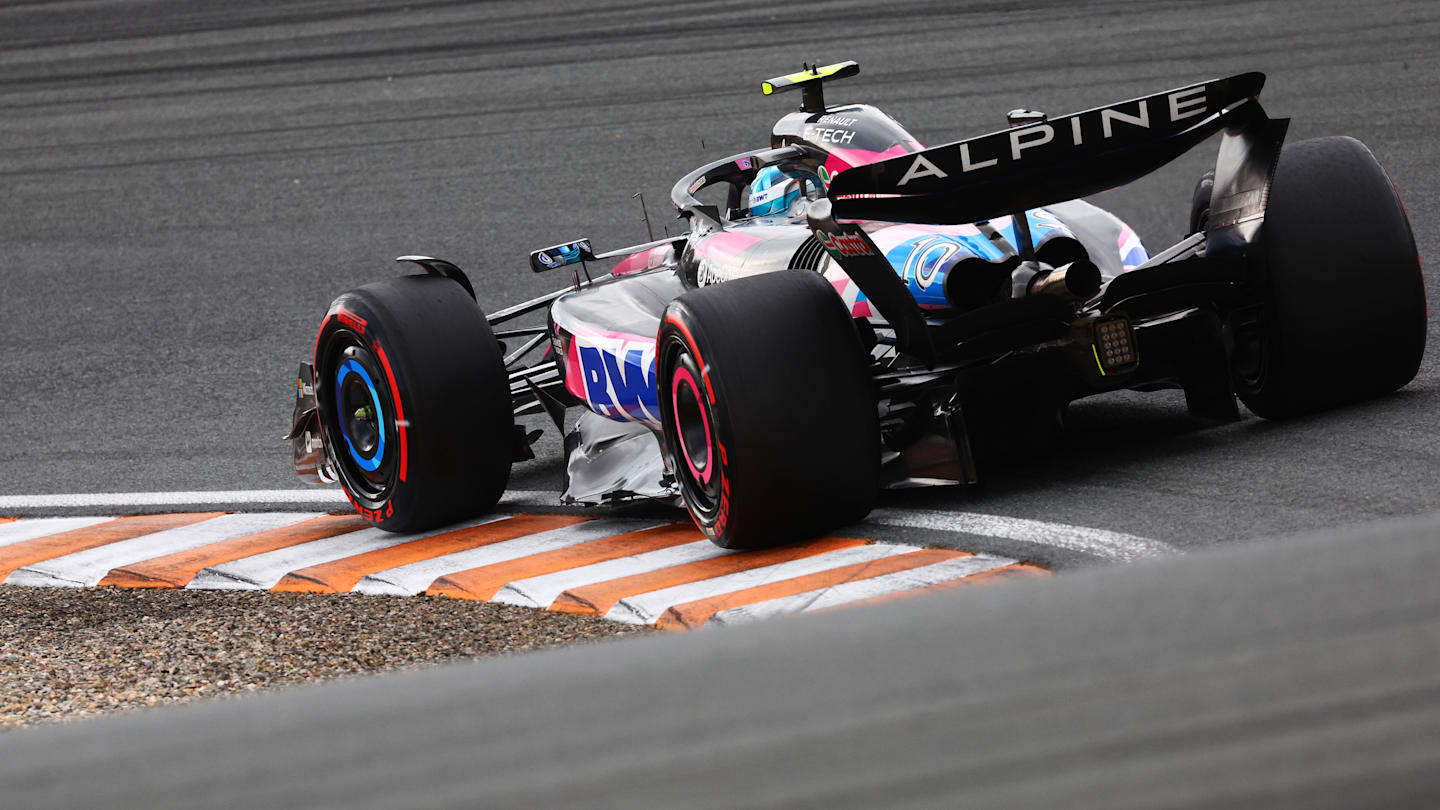 ZANDVOORT, NETHERLANDS - AUGUST 24: Pierre Gasly of France driving the (10) Alpine F1 A524 Renault