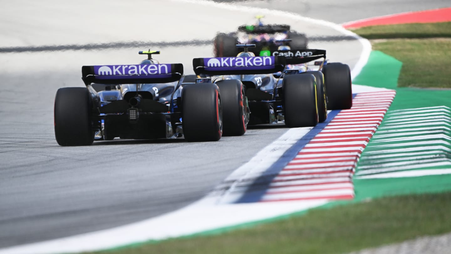 BARCELONA, SPAIN - JUNE 23: Alexander Albon of Thailand driving the (23) Williams FW46 Mercedes