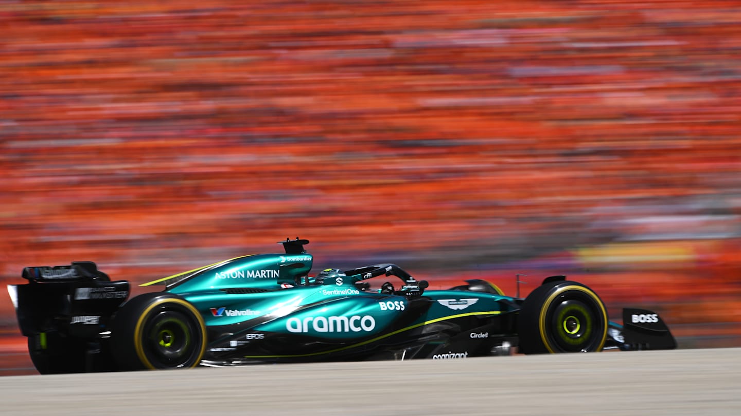 SPIELBERG, AUSTRIA - JUNE 30: Lance Stroll of Canada driving the (18) Aston Martin AMR24 Mercedes