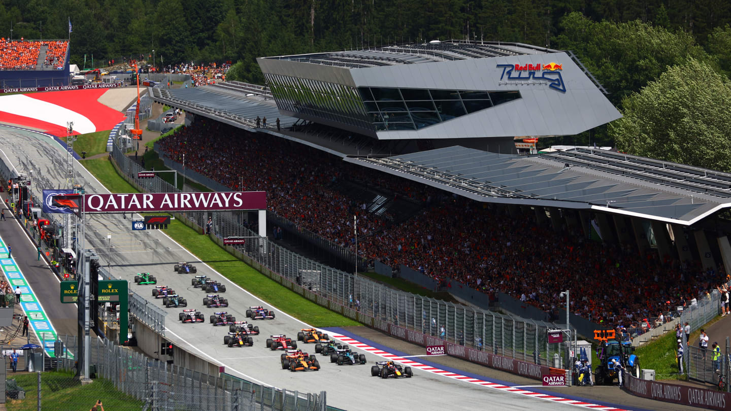 SPIELBERG, AUSTRIA - JUNE 30: Max Verstappen of the Netherlands driving the (1) Oracle Red Bull