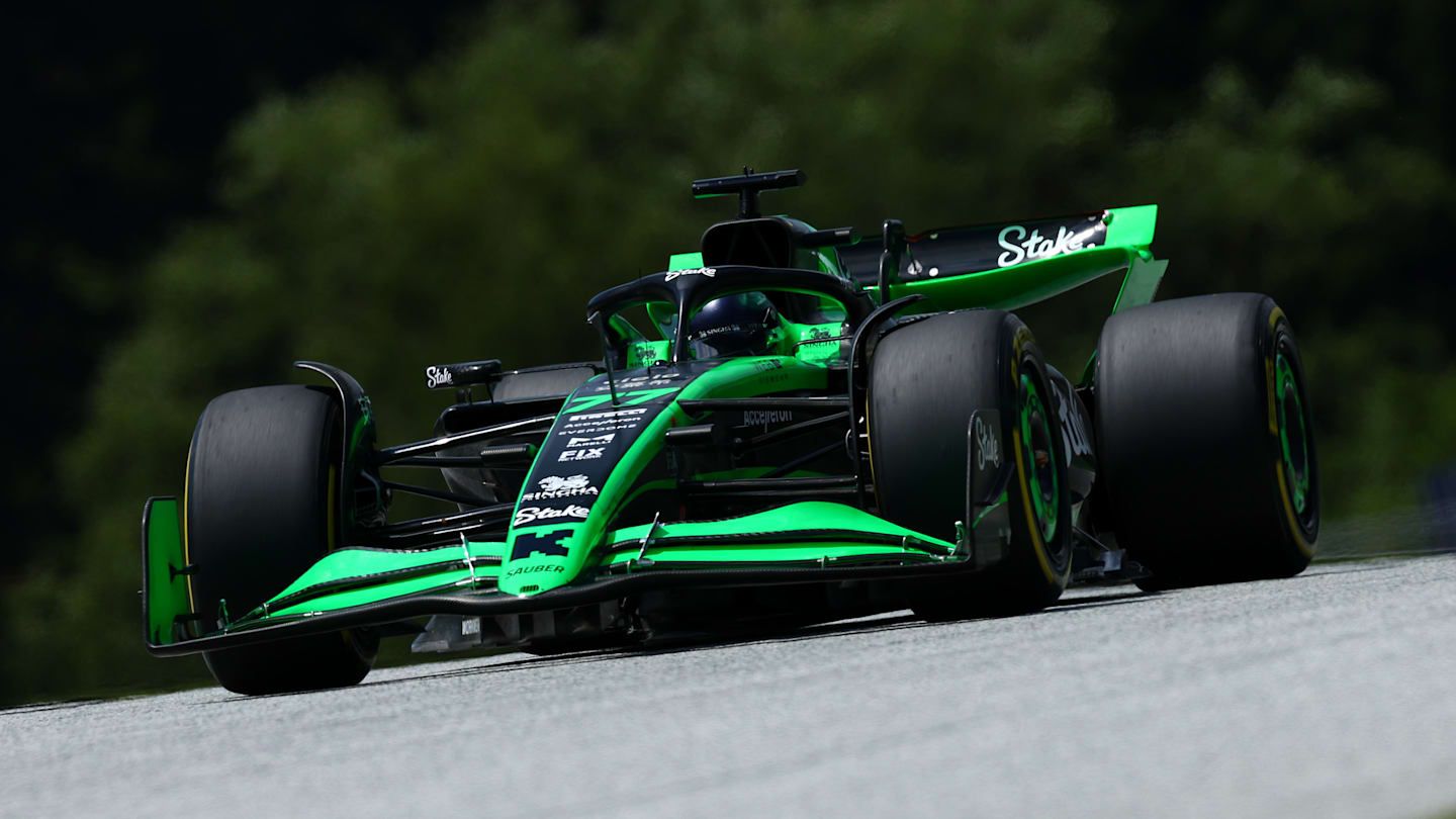 SPIELBERG, AUSTRIA - JUNE 28: Valtteri Bottas of Finland driving the (77) Kick Sauber C44 Ferrari