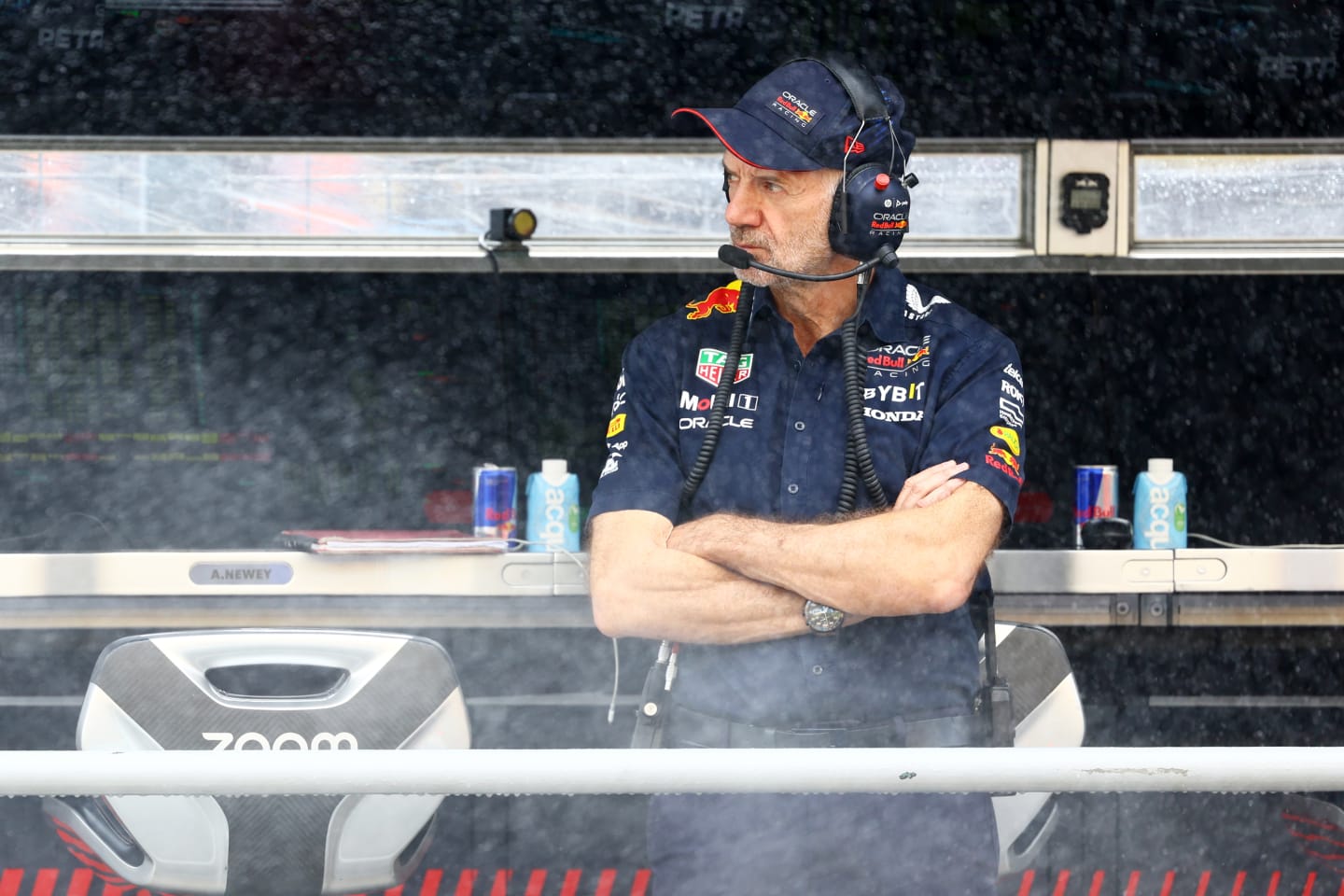 BUDAPEST, HUNGARY - JULY 21: Adrian Newey, the Chief Technical Officer of Red Bull Racing looks on