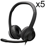 Logitech USB Headset H390 (x5)