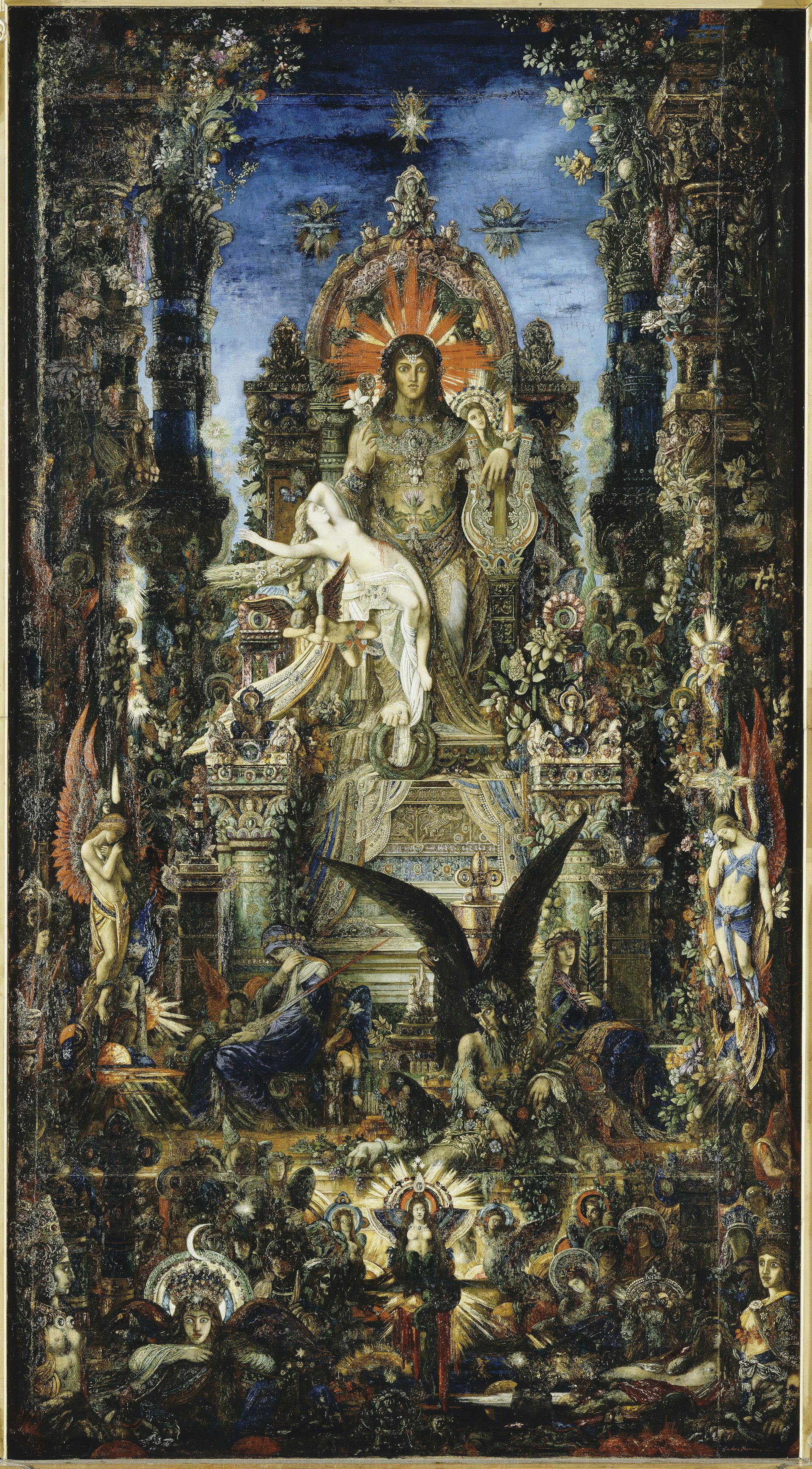 Jupiter and Semele by Gustave Moreau