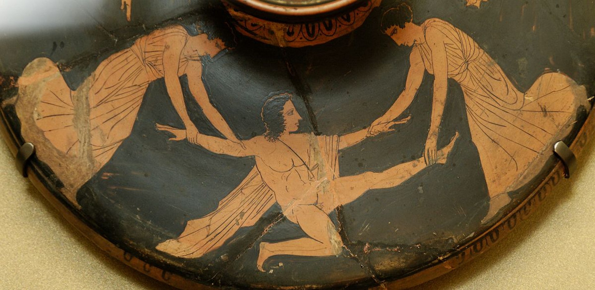 Vase painting of the death of Pentheus