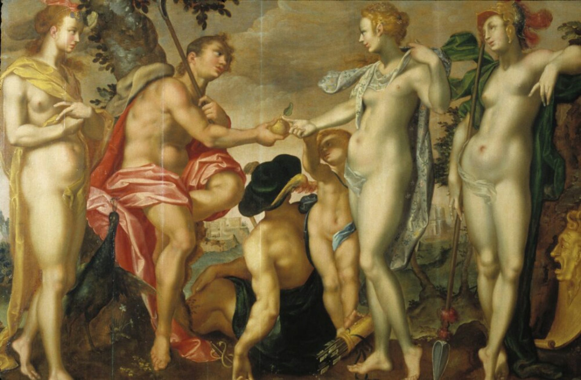 Judgement of Paris Michiel Jansz Van Mierevelt circa 1600 National Museum Sweden