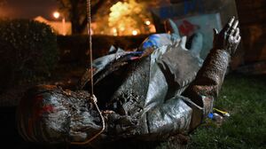 Protesters Fell Confederate Monument In D.C., Provoking Trump's Fury